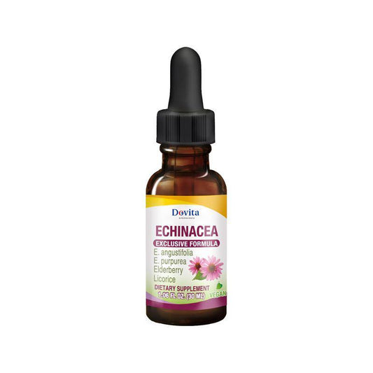 Echinacea Extract Liquid, Concentrated Herb Tincture, Elderberry & Licorice Extract, 4 Herb Immune Blend, OEM/ODM